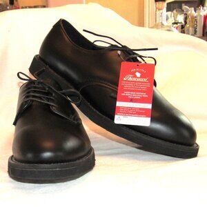 Thorogood Uniform Classics Black Leather Oxford Shoes Size 12 W New Without Box